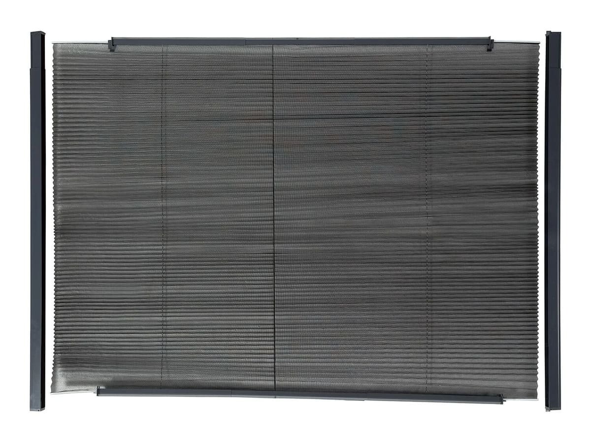 Mosquitera telescópica plisada para ventana
