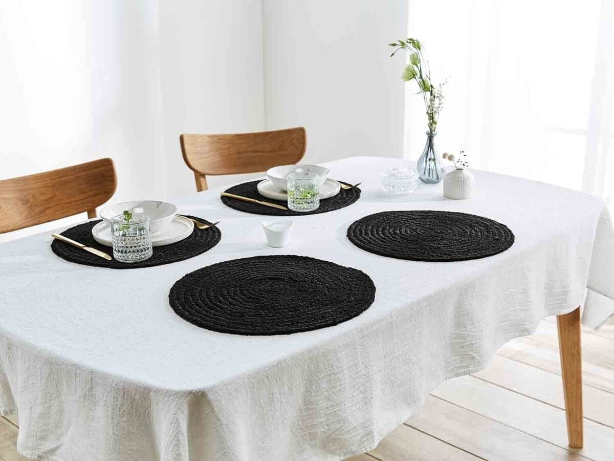 Manteles individuales de yute