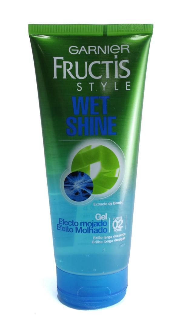 Gel fijador cabello Wet Shine Fructis fuerte 02