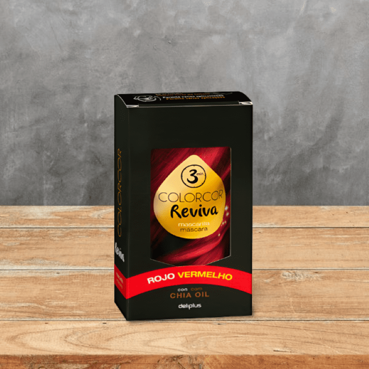 Mascarilla cabello Reviva rojo Deliplus Colorcor