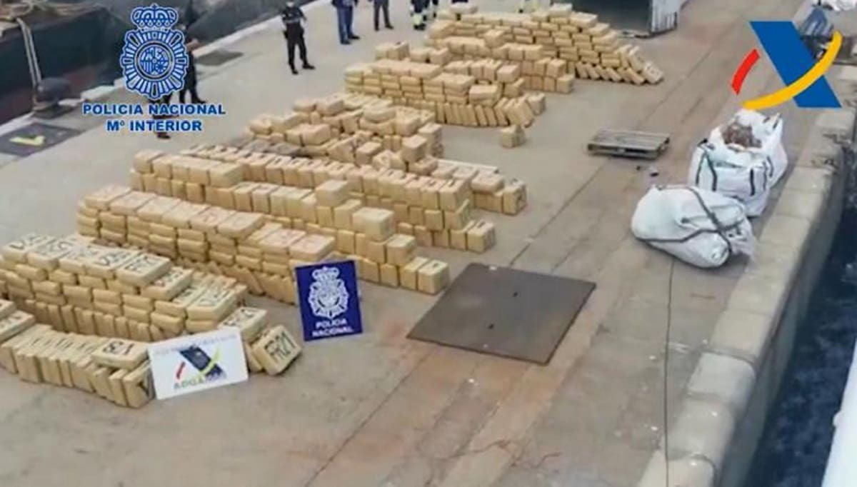 Golpe policial contra el tráfico de droga en Huelva.
