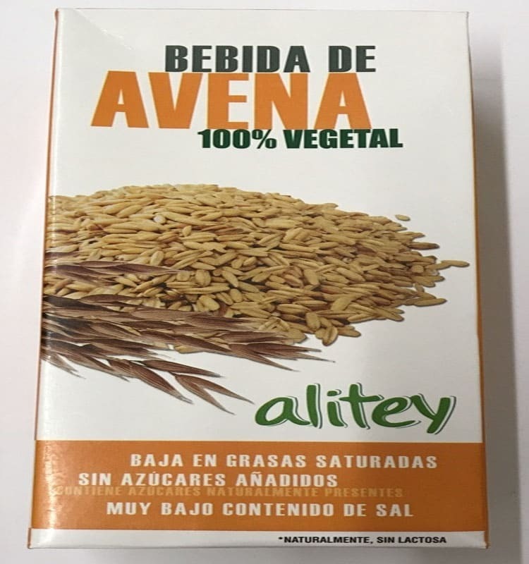 Bebida de avena Alitey
