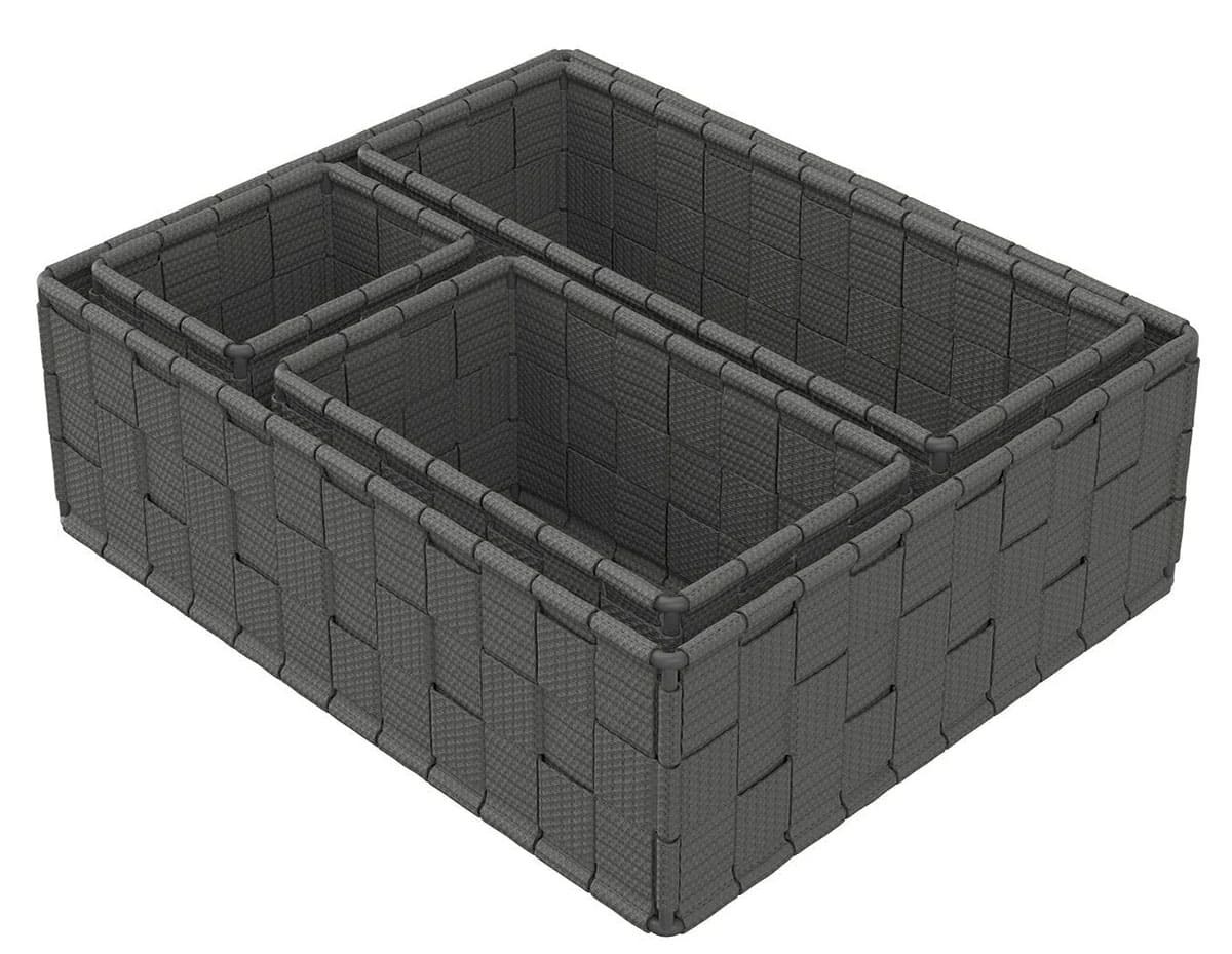 Organizador de 3 cestas