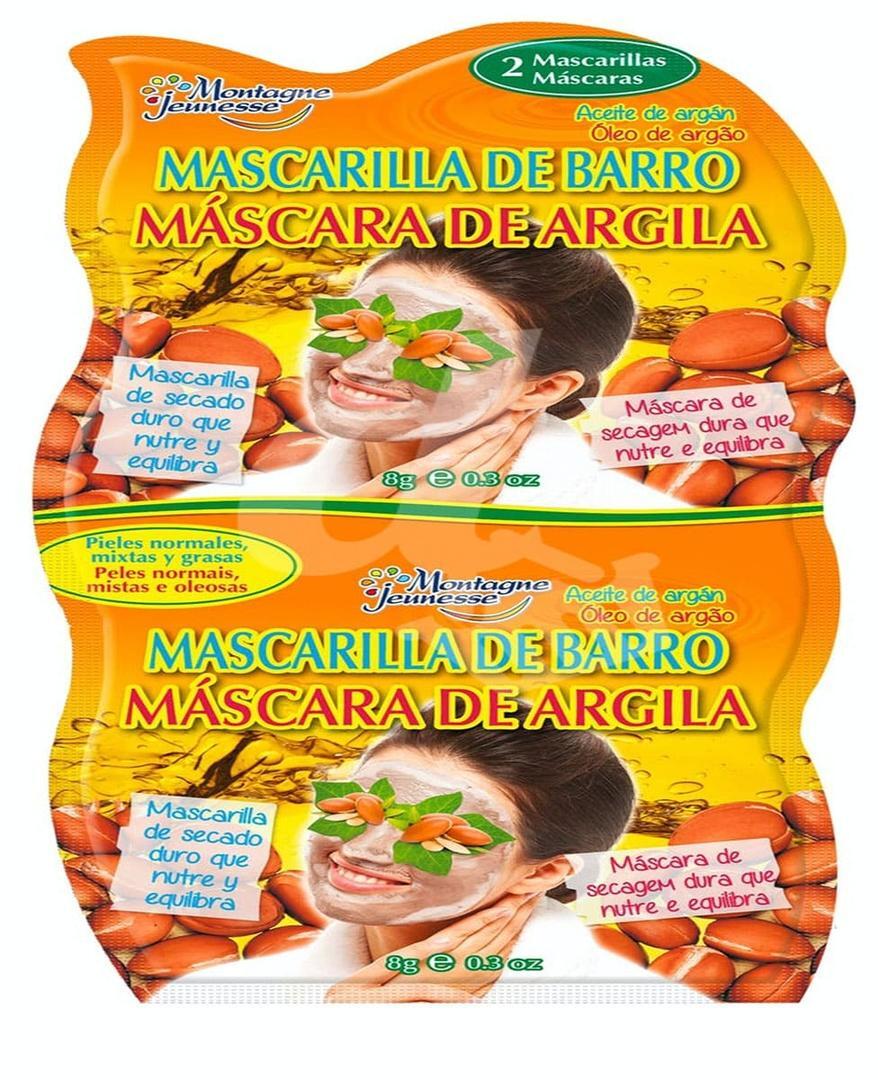 Mascarilla facial de barro