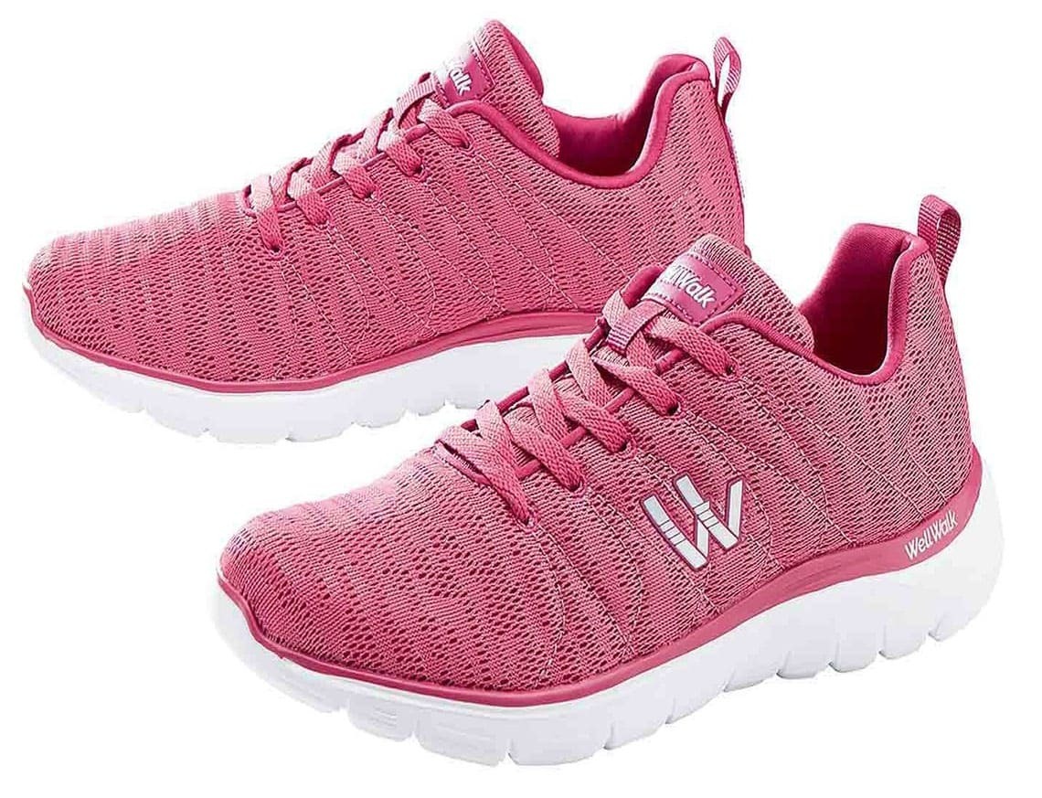 Deportivas color baya WellWalk