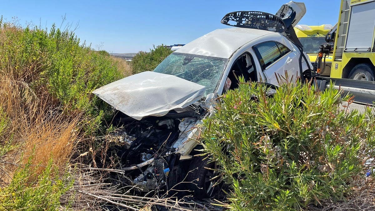 Un kamikaze en sentido contrario en Jerez 