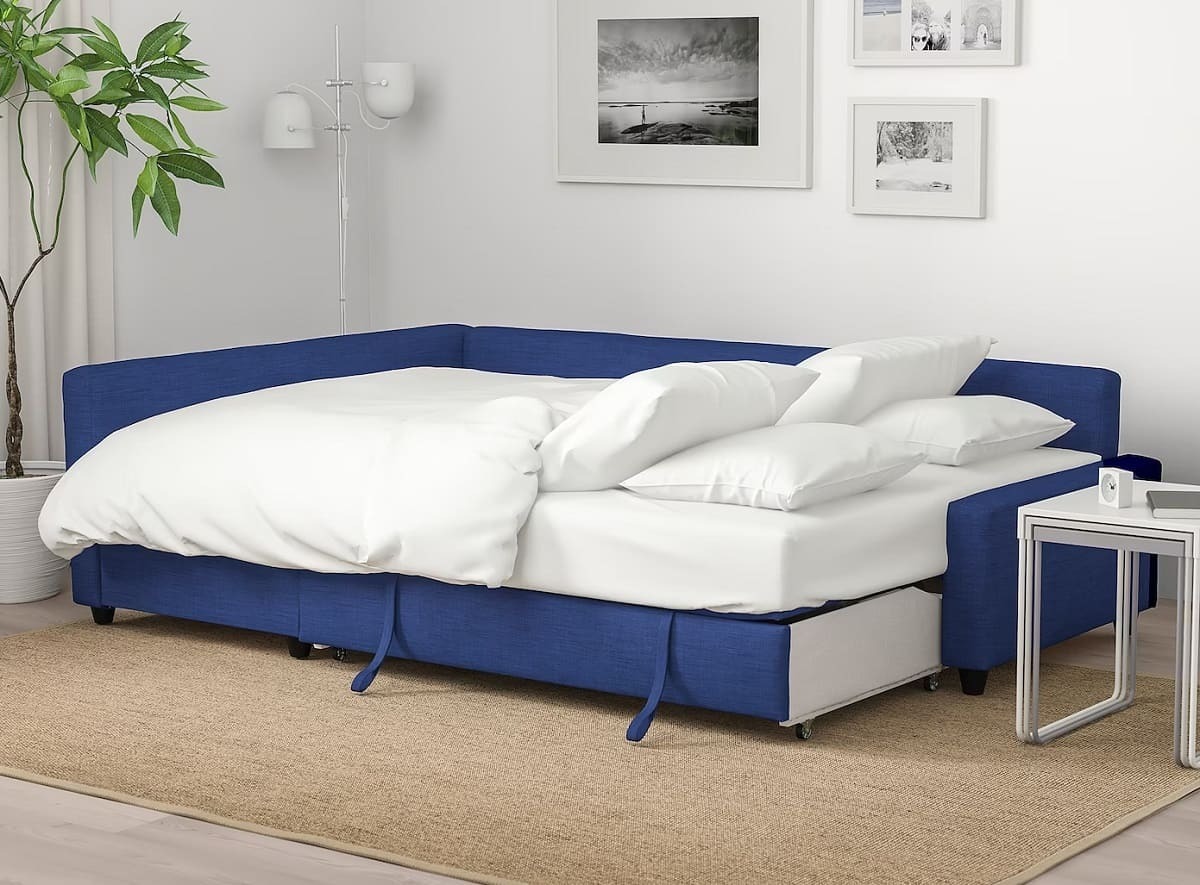 Sofá cama con chaise longue modelo FRIHETEN de Ikea