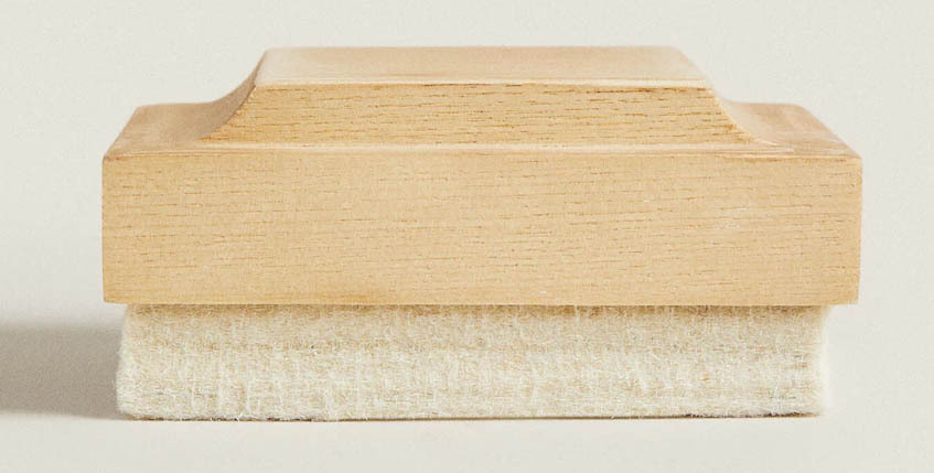 Borrador de madera con bandeja -Zara Home