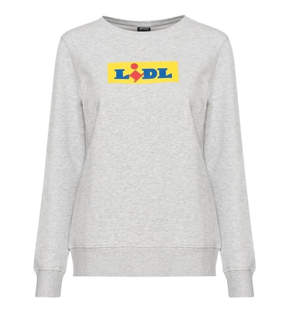 Sudadera sin capucha con logo de Lidl