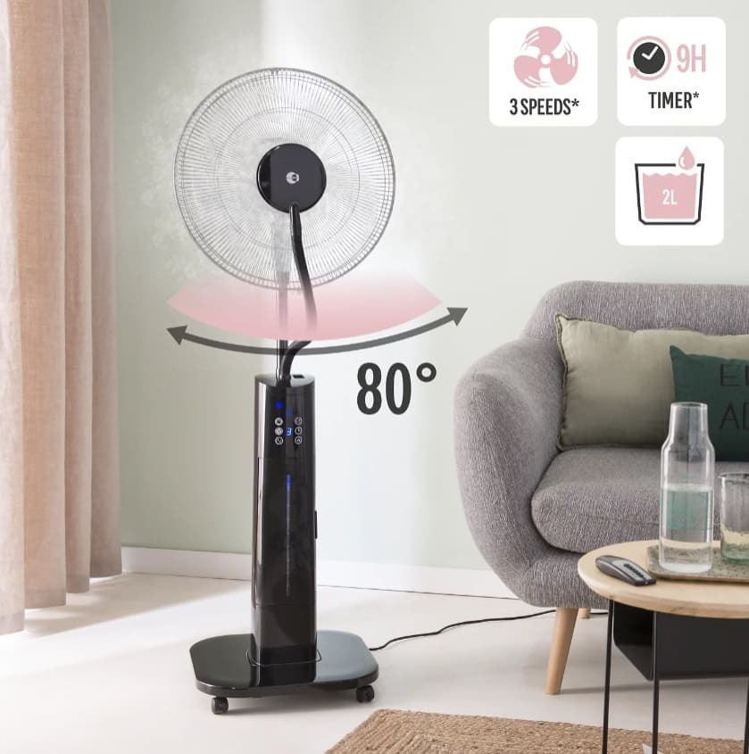 Ventilador nebulizador con agua EQUATION Milton4 de Leroy Merlin