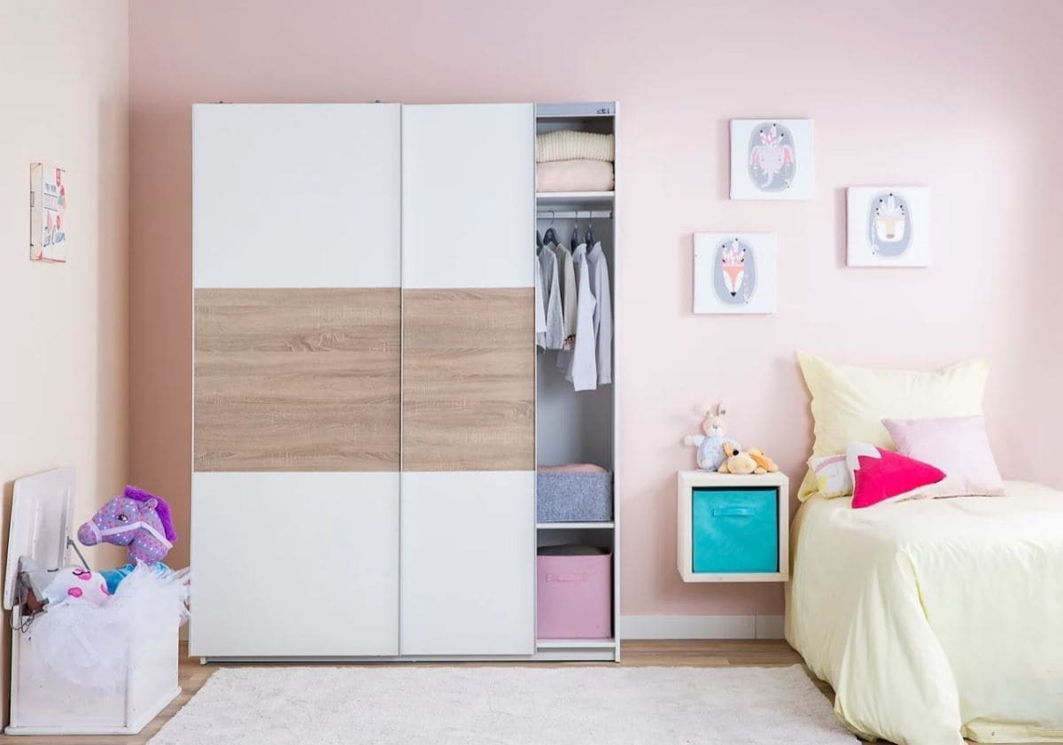 Armario Serie One blanco-roble de Leroy Merlin