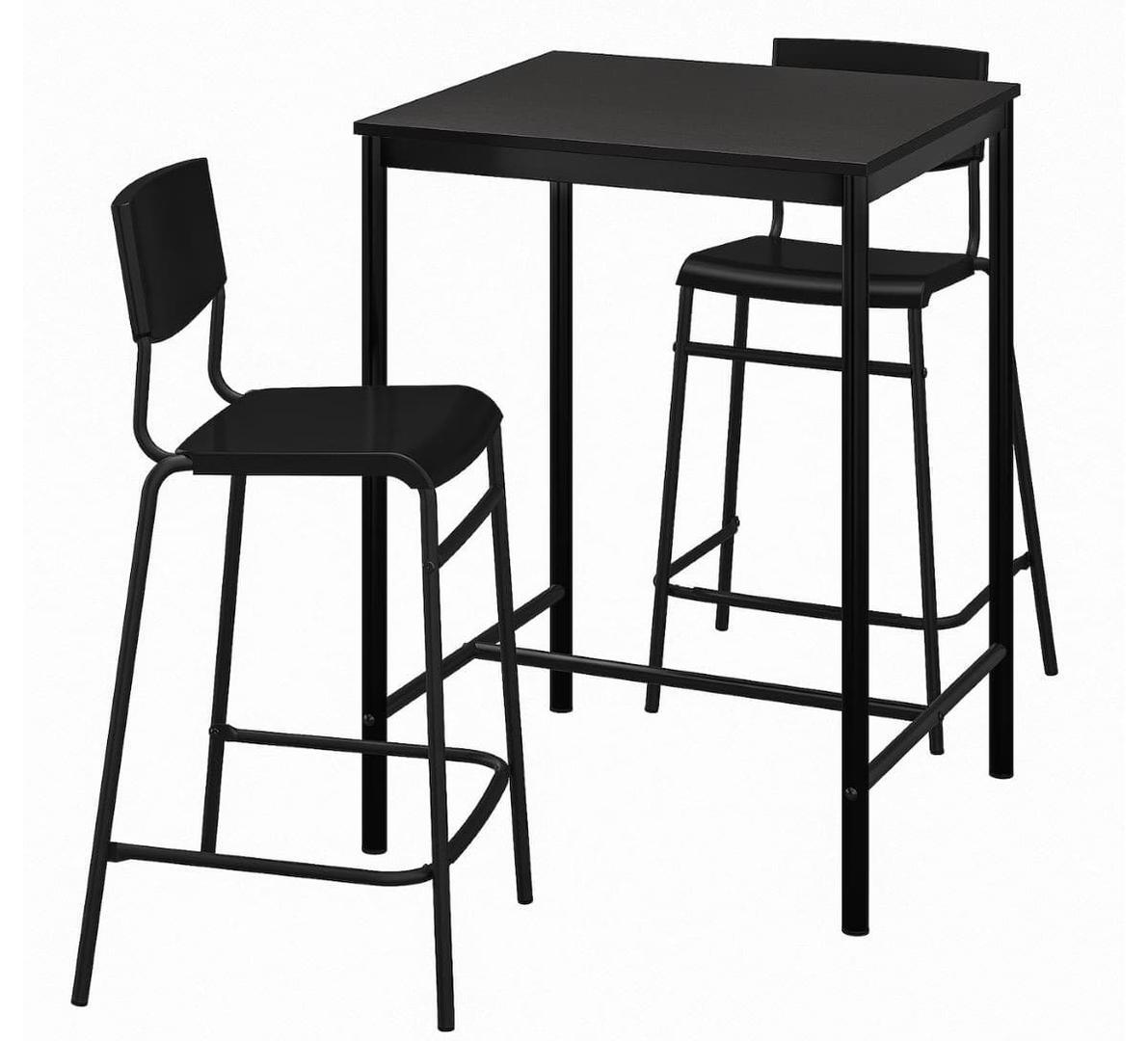 Mesa y dos taburetes de bar SANDSBERG/STIG de Ikea