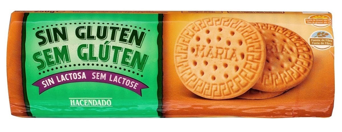 Galleta María de Hacendado para intolerantes en Mercadona