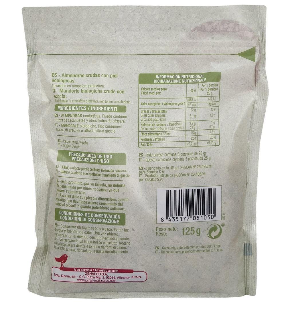 Almendras con piel de Alcampo