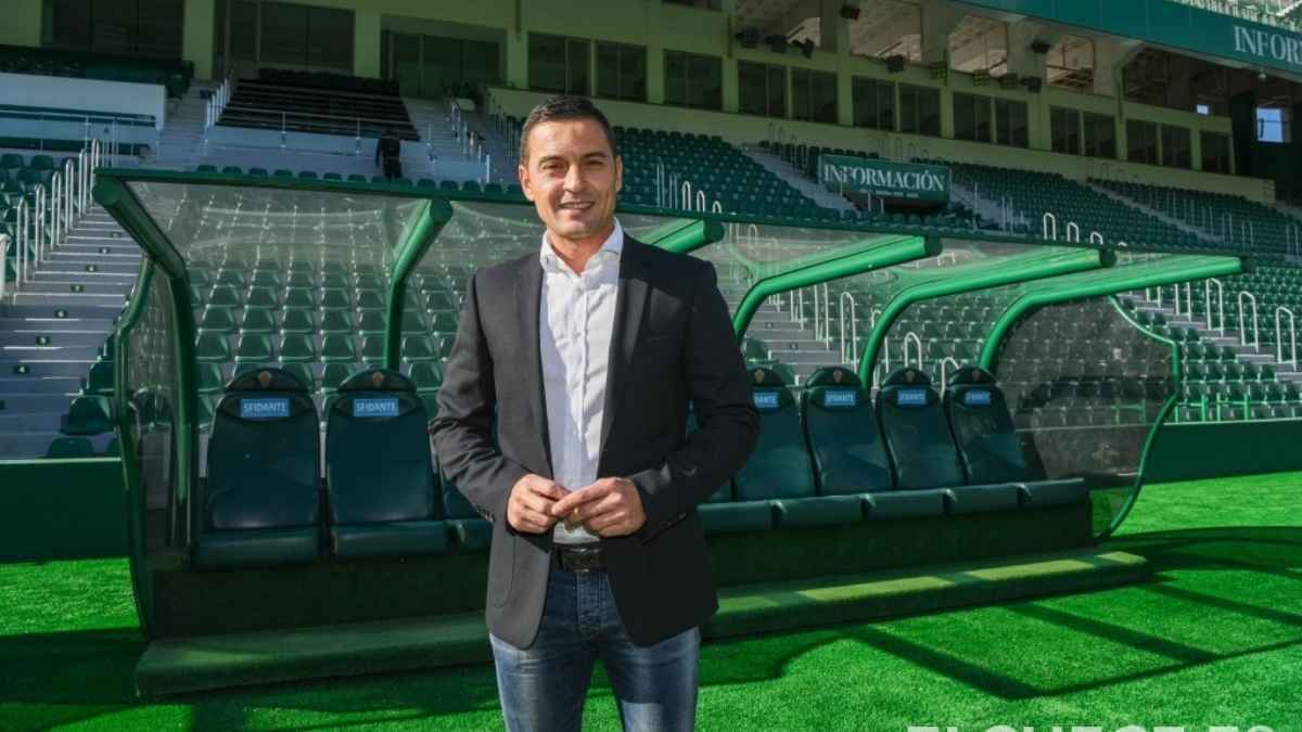 Francisco, en su presentación con el Elche CF