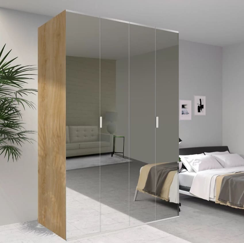 Armario de puertas abatibles Spaceo Home Doha