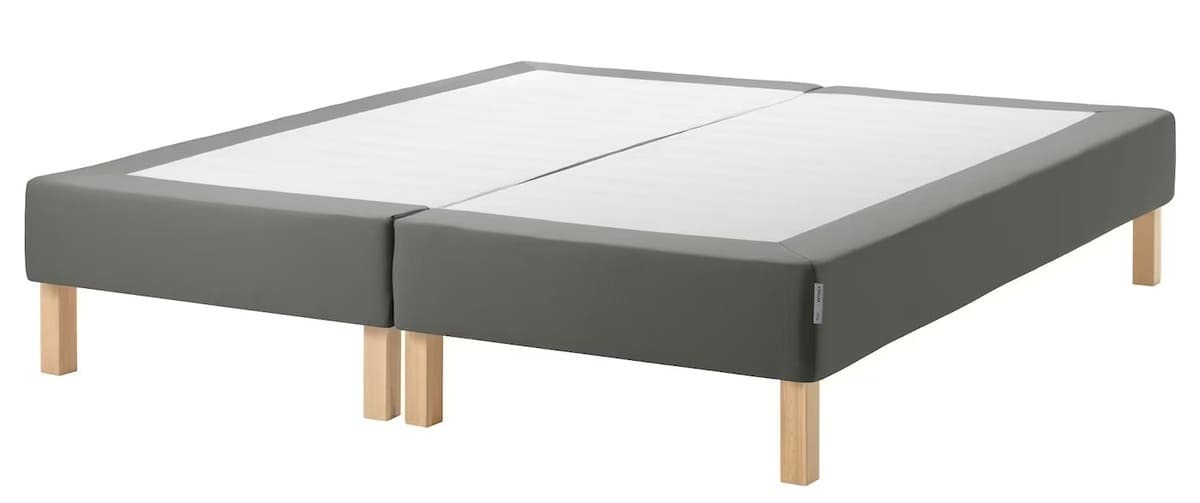 Somier de láminas + funda, gris oscuro, 180x200 cm ESPEVÄR