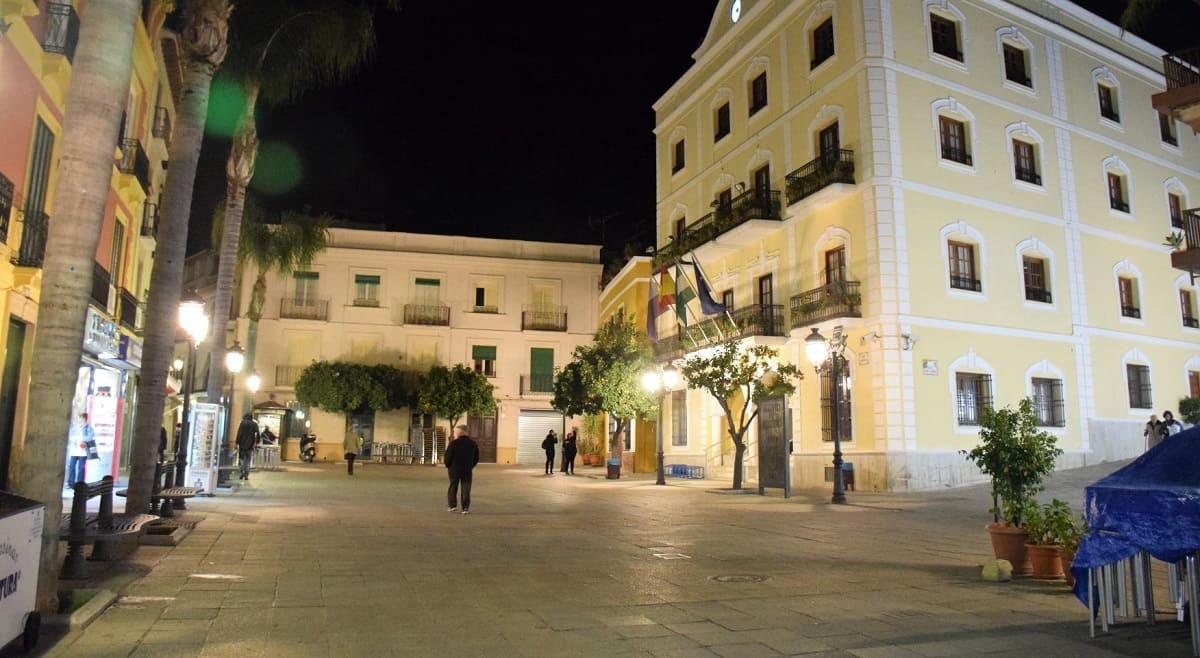 La plaza de la Constitución de Almuñecar
