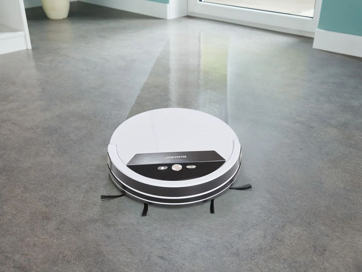 Robot aspirador friegasuelos Silver Crest