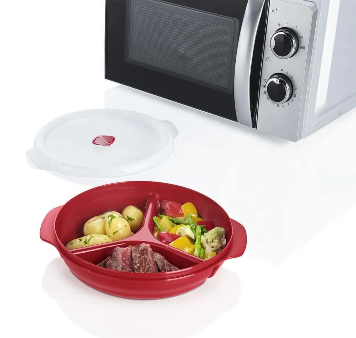 Bandeja de menú para microondas