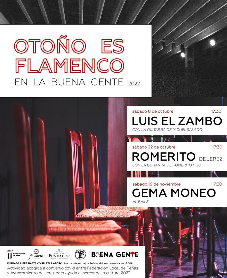 Cartel del ciclo Otoño es Flamenco 2022