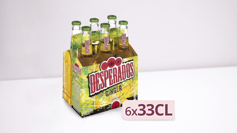 Cerveza con sabor a tequila y ginger Desperados Heineken
