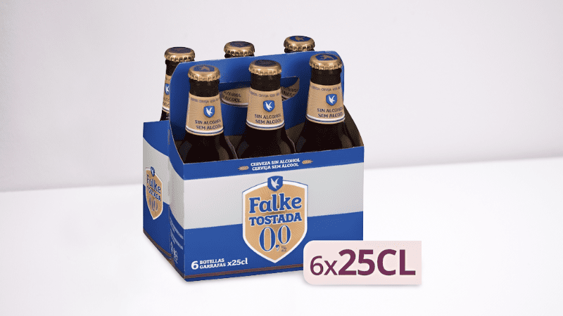 Cerveza sin alcohol sabor tostado Falke