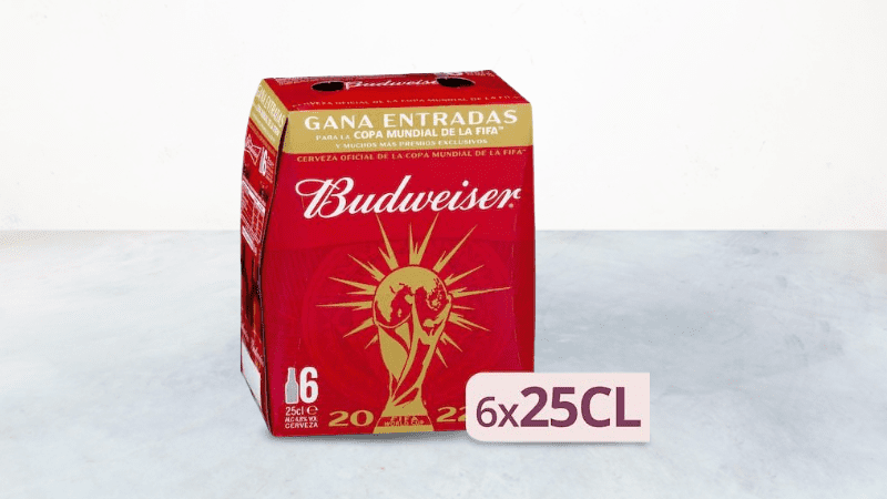 Cerveza suave Budweiser