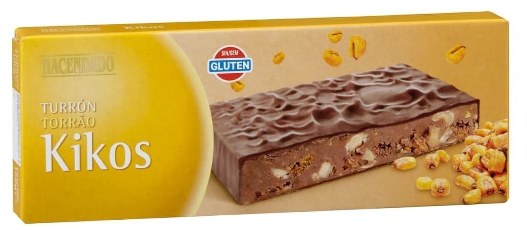Turrón de chocolate kikos