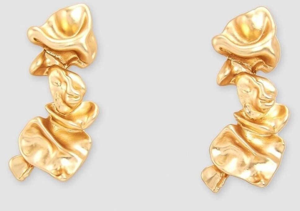 Pendiente con forma orgánica Adolfo Domínguez