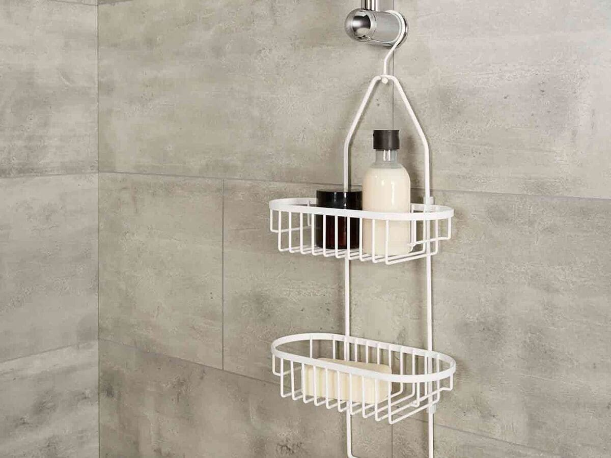 Estantería de ducha tipo percha
