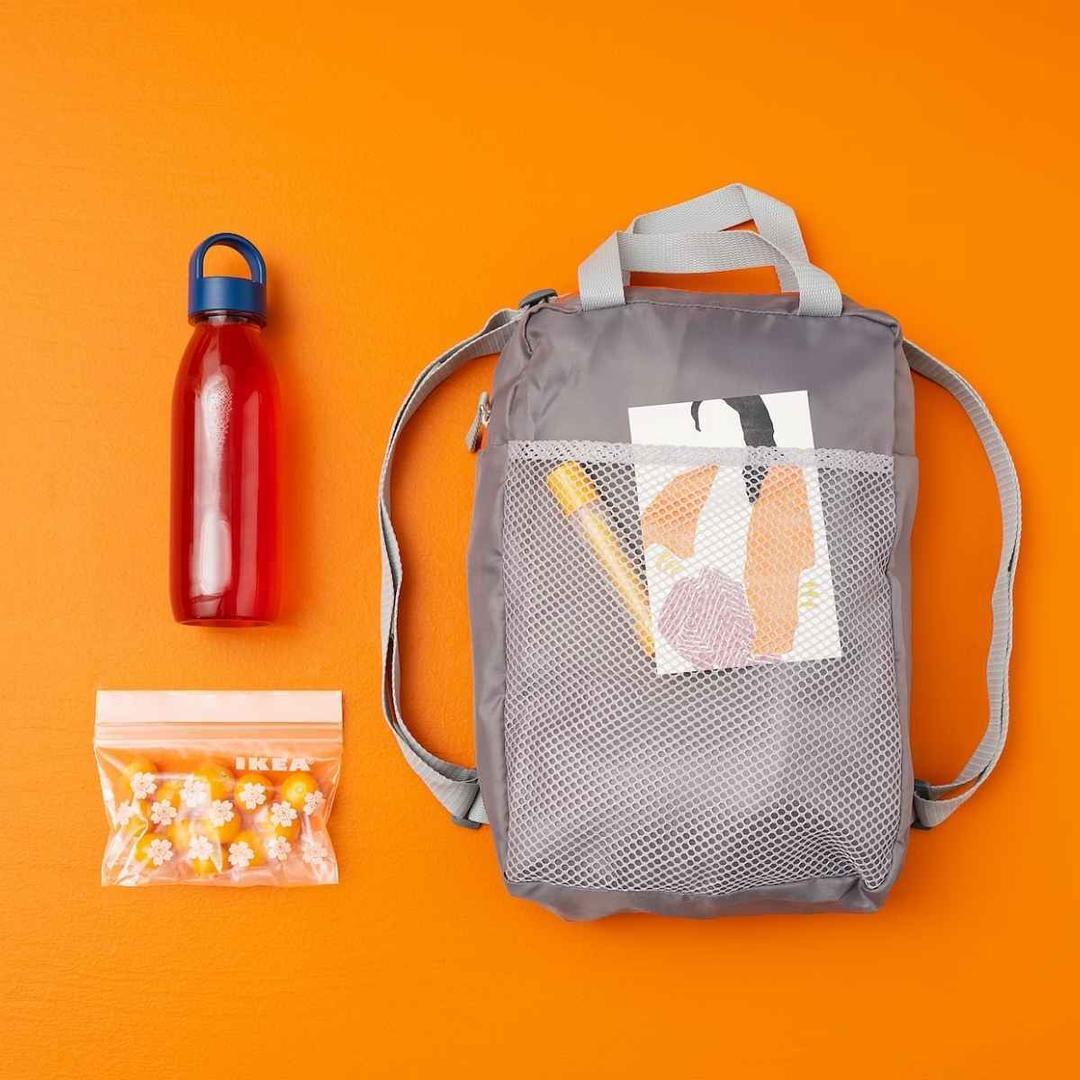 Mochila, gris claro PIVRING