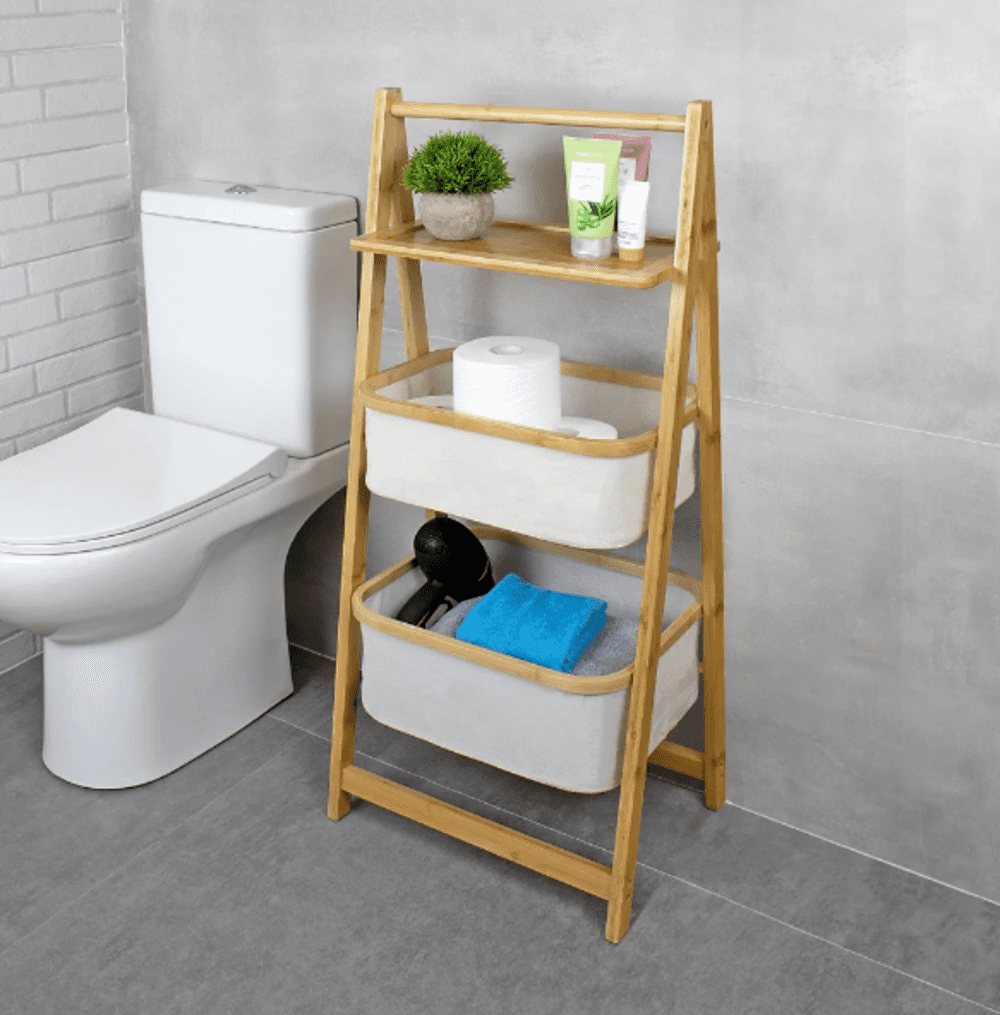 Estante de baño con cestos