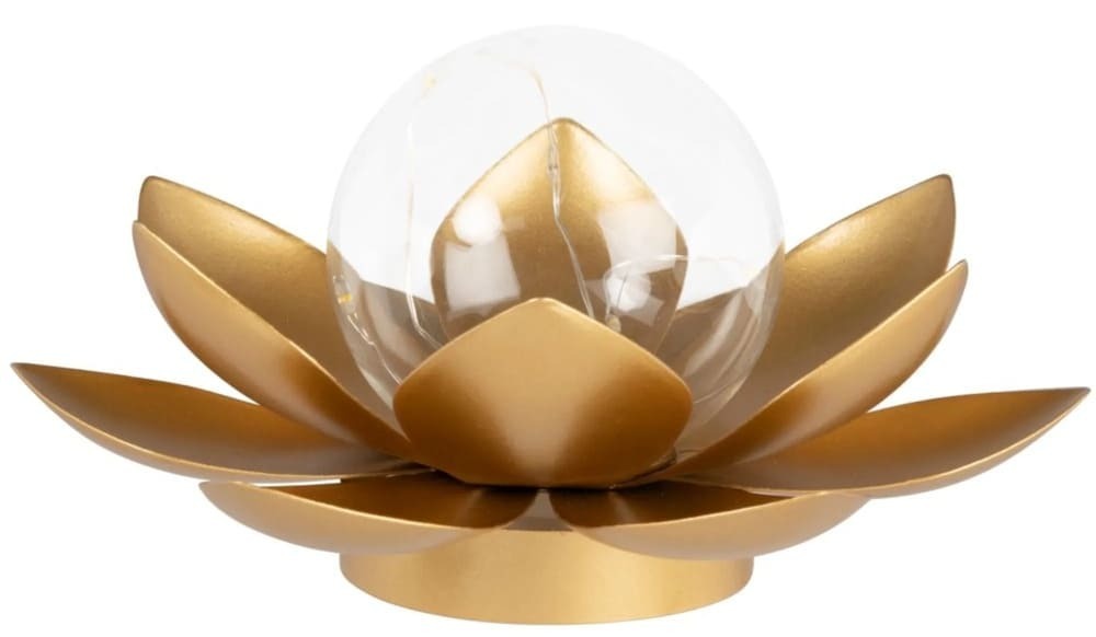 Lámpara con forma de flor de loto