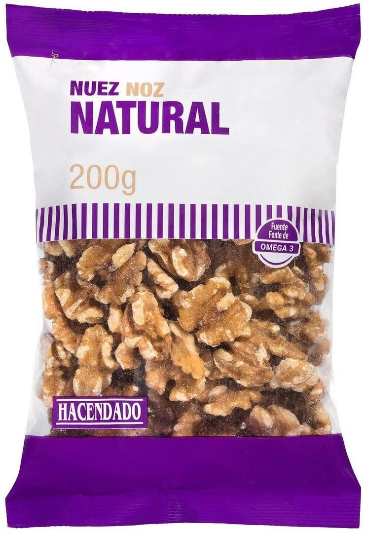 Nueces naturales de Hacendado en Mercadona