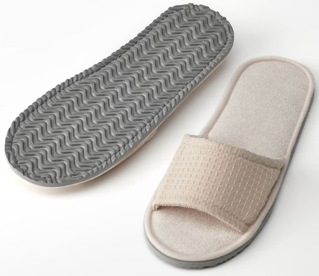 SKOVELSJÖN Pantuflas beige en Ikea