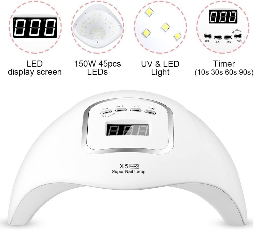Lámpara Led Uñas UV de Moulei en Amazon