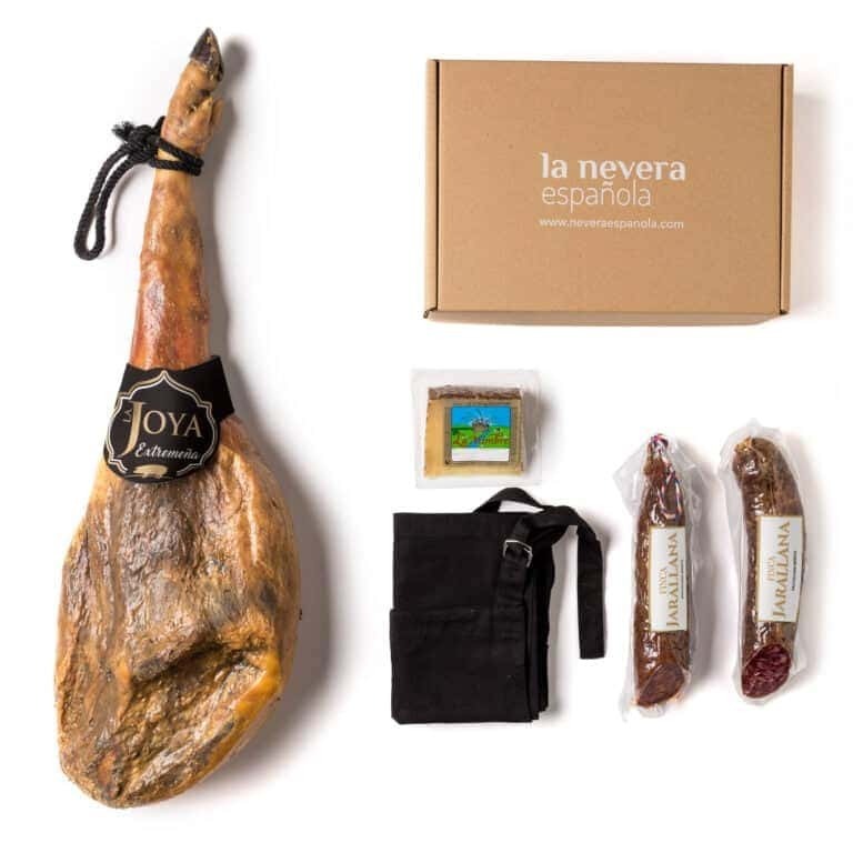 Lote pata negra con jamón ibérico de La Nevera Española