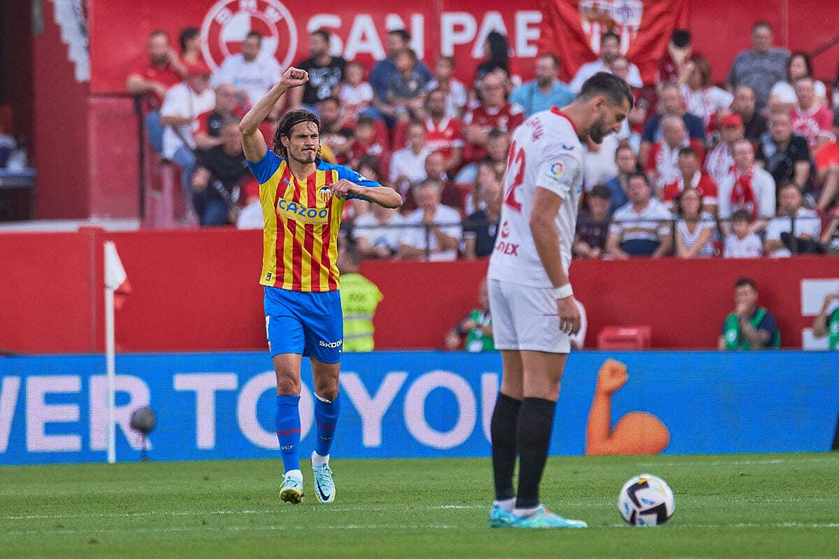 Gol de Cavani en el Sevilla FC - Valencia CF | Salvador López Medina para El MIRA