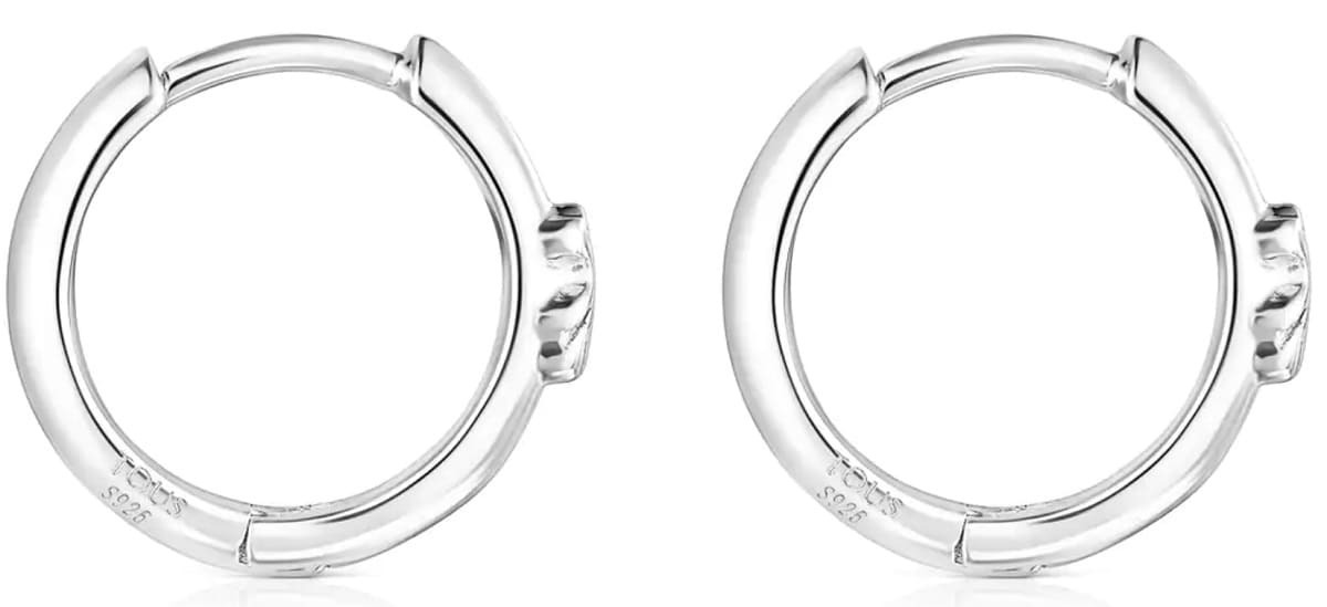 Criollas de plata de primera ley de la colección Basic Hoops Tous