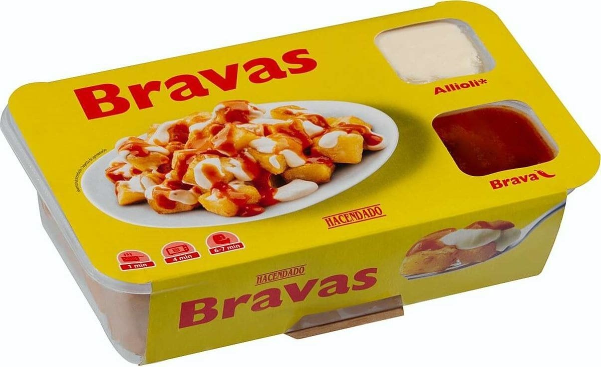 Patatas bravas con allioli