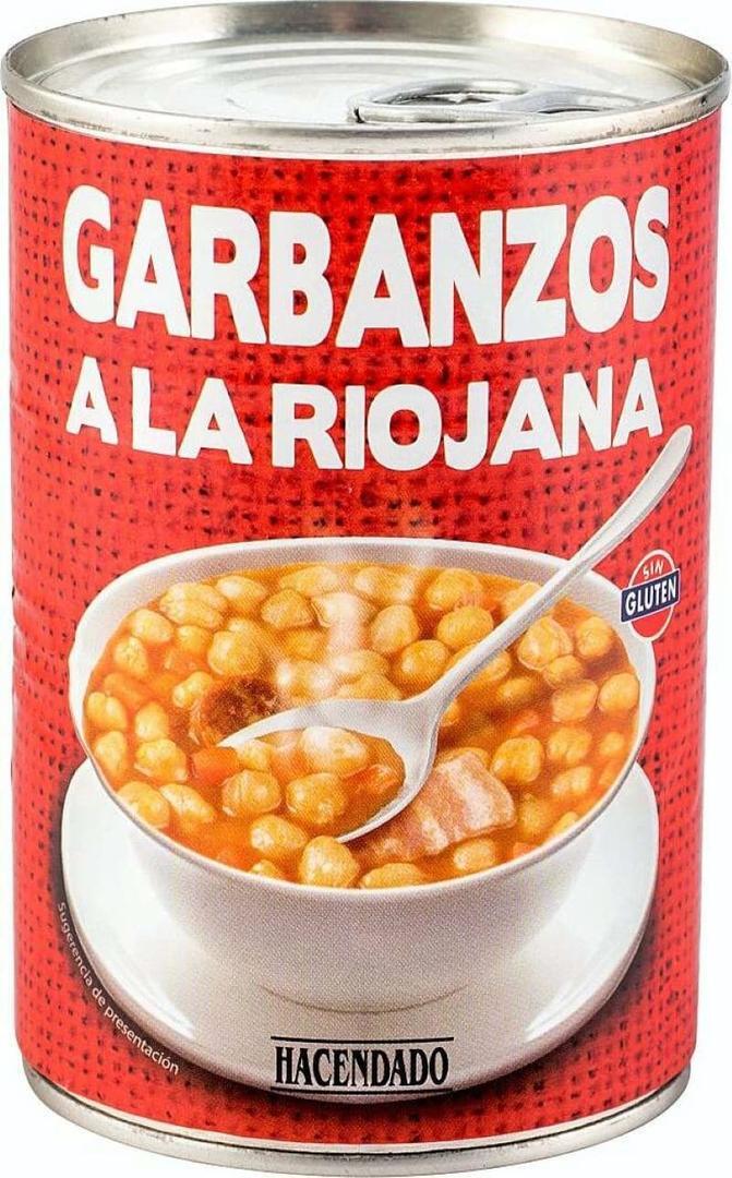 Garbanzos a la riojana