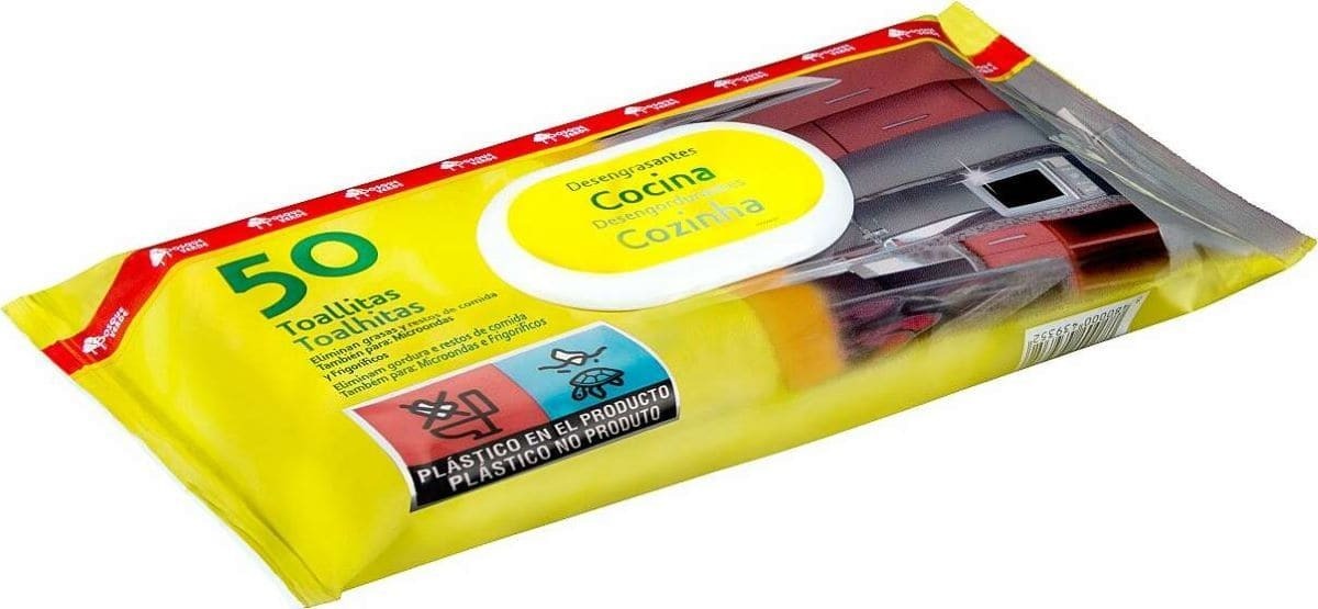 Toallitas desengrasante para la cocina