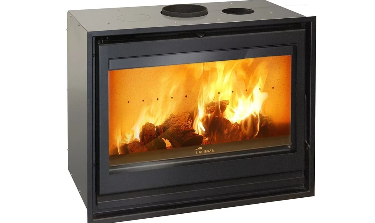 Estufa de pared de leña Lacunza Siena de Leroy Merlin