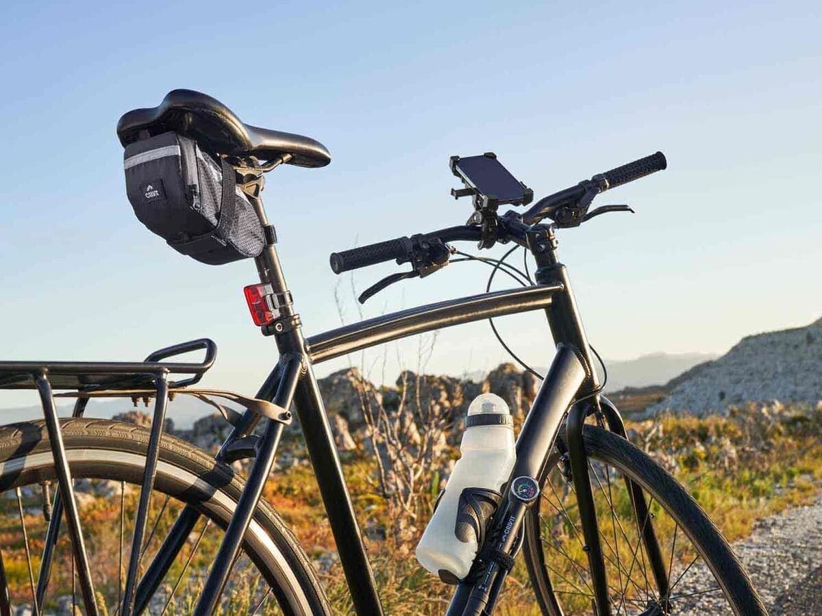 Botella con soporte para bicicleta Crivit