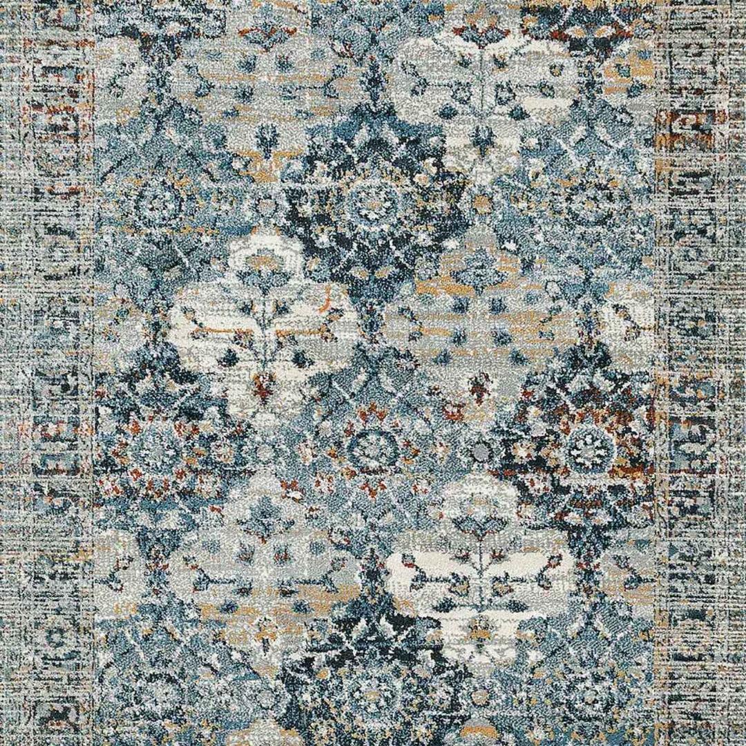 Alfombra, pelo corto, multicolor HVIDDING