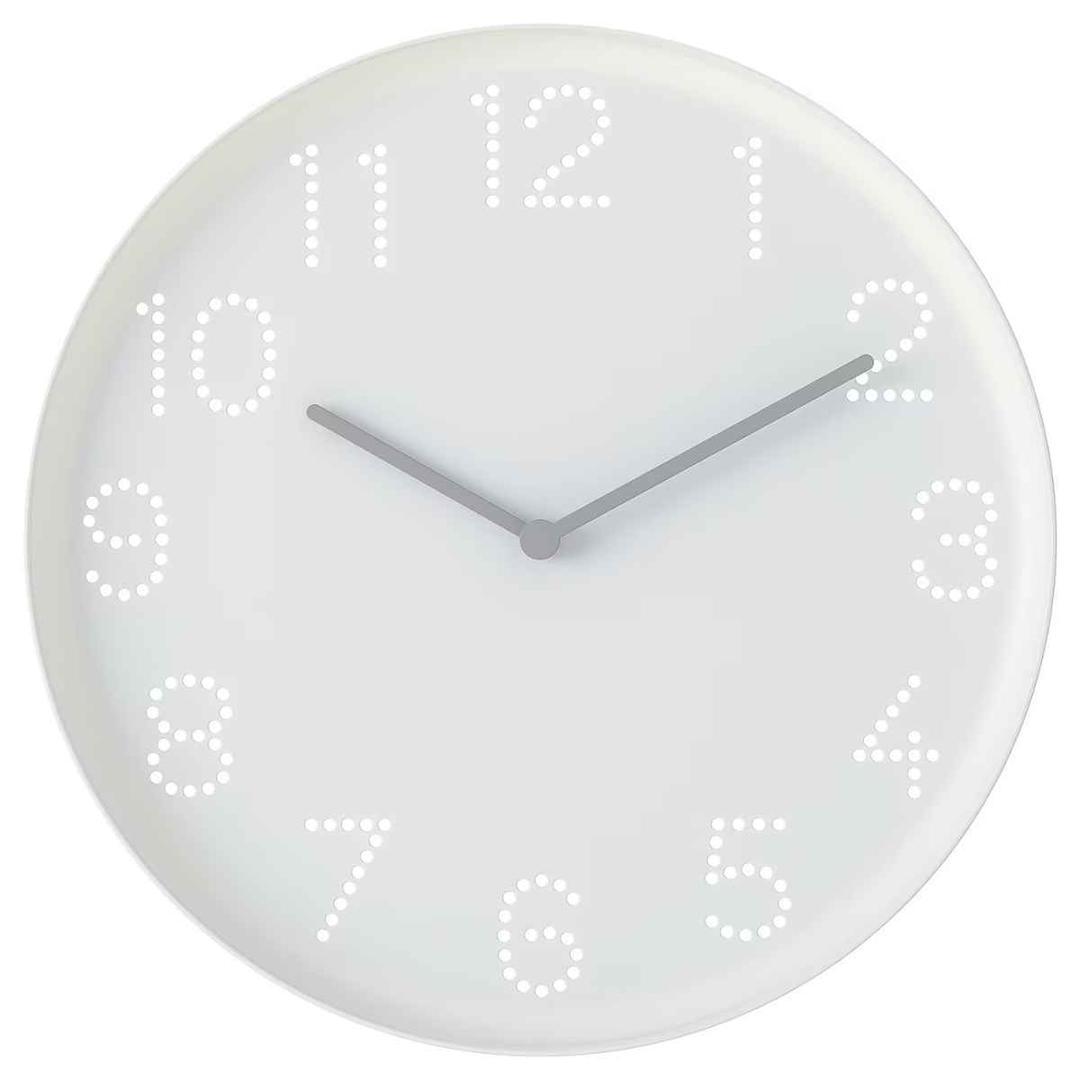 Reloj de pared, blanco TROMMA