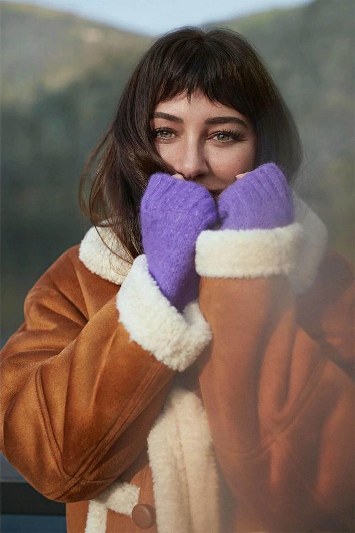 Blanca Suárez con Abrigo de mujer doble faz de El Corte Inglés