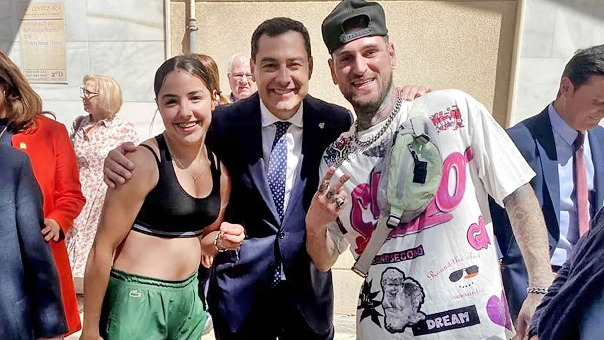 Juanma Moreno con Javier