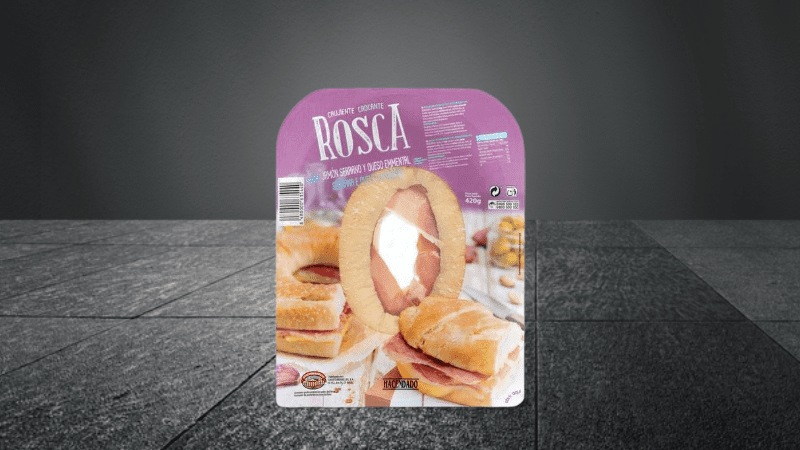 Rosca jamón serrano y queso